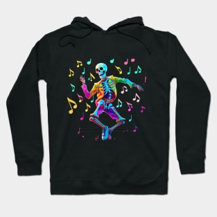 Dancing Skeleton Rainbow Hoodie